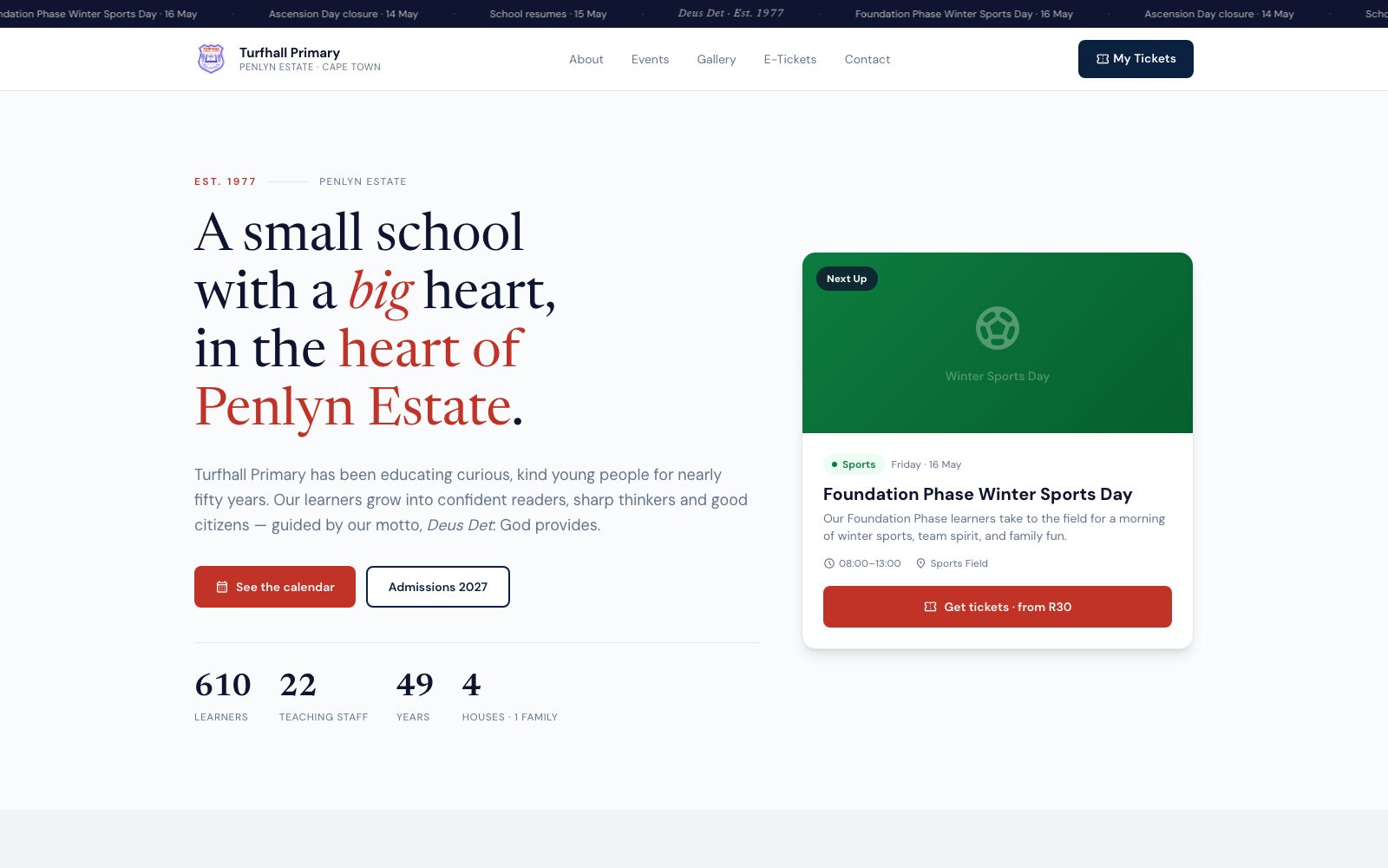 Turfhall Primary live screenshot